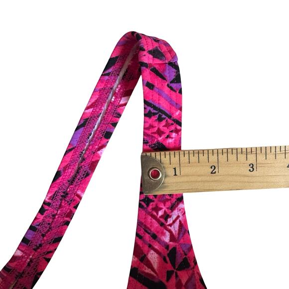 Swimsuits For All Aquabelle Size 16 One Piece Swimsuit Pink Geometric Print - Picture 10 of 10